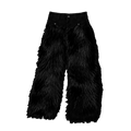 Noir Fur Trousers