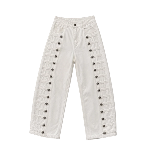 Noir Rivet Denim